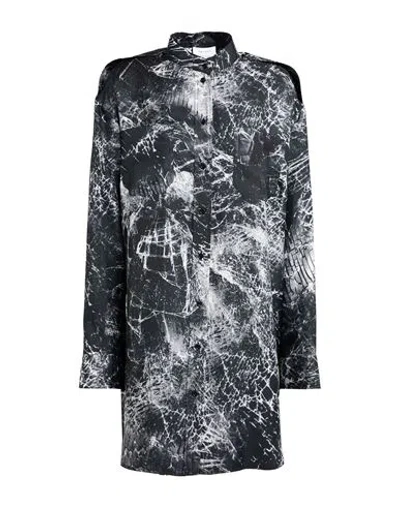 Alexander Mcqueen Mcqueen Woman Shirt Black Size 6 Silk