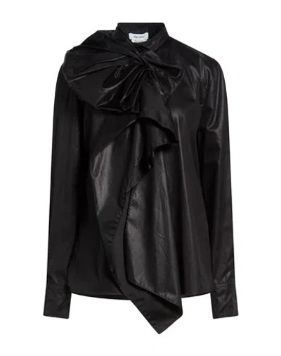 Alexander Mcqueen Mcqueen Woman Shirt Black Size 8 Cotton