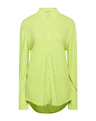 Alexander Mcqueen Mcqueen Woman Shirt Lime Green Size 0 Viscose