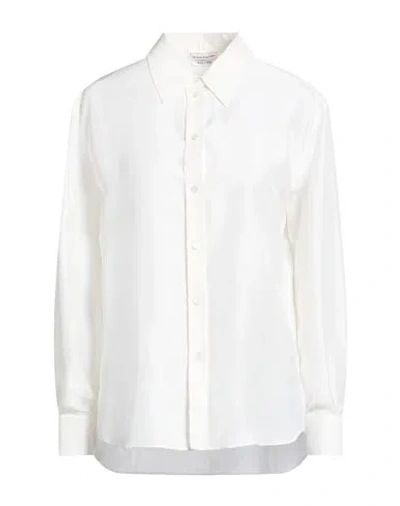 Alexander Mcqueen Mcqueen Woman Shirt Off White Size 4 Silk