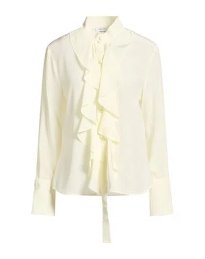 Alexander Mcqueen Mcqueen Woman Shirt Pastel Yellow Size 4 Silk In Neutral
