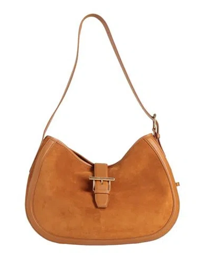 Alexander Mcqueen Mcqueen Woman Shoulder Bag Tan Size - Leather In Brown