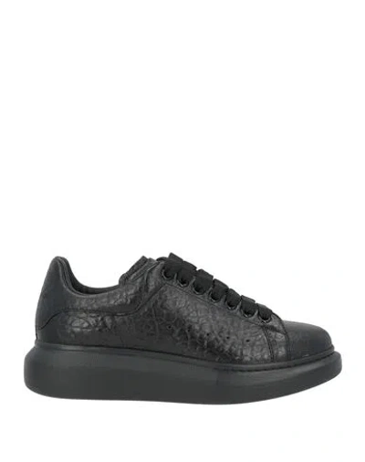 Alexander Mcqueen Mcqueen Woman Sneakers Black Size 5 Leather
