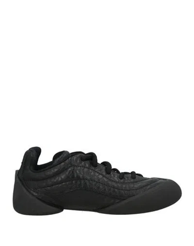 Alexander Mcqueen Mcqueen Woman Sneakers Black Size 6 Leather