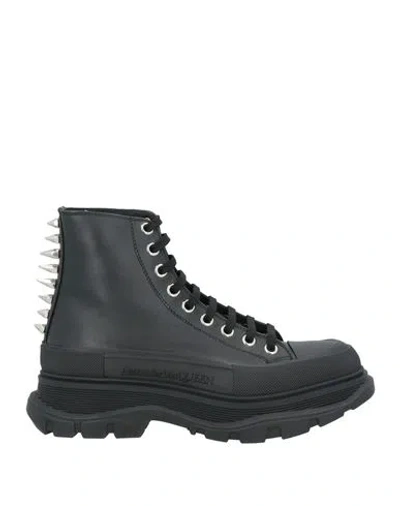 Alexander Mcqueen Mcqueen Woman Sneakers Black Size 6.5 Calfskin