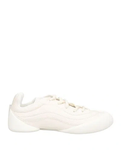 Alexander Mcqueen Mcqueen Woman Sneakers Cream Size 9 Leather In White