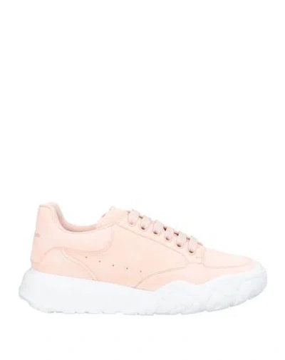 Alexander Mcqueen Mcqueen Woman Sneakers Light Pink Size 7 Leather