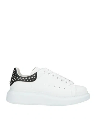Alexander Mcqueen Mcqueen Woman Sneakers White Size 5 Leather