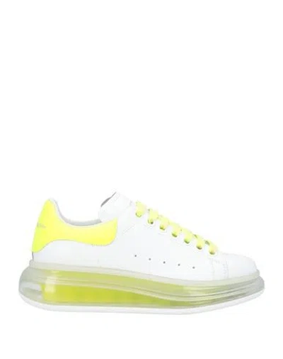 Alexander Mcqueen Mcqueen Woman Sneakers White Size 6 Soft Leather