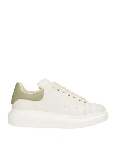 Alexander Mcqueen Mcqueen Woman Sneakers White Size 9 Calfskin