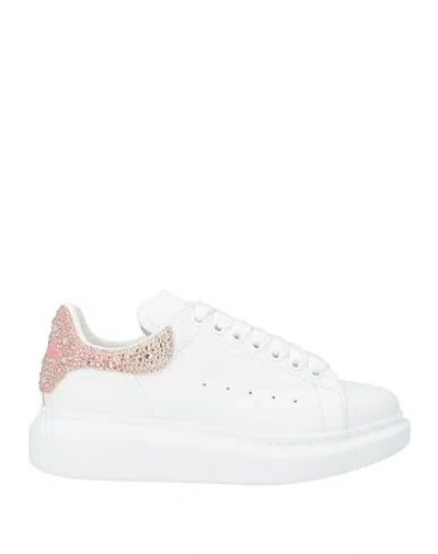 Alexander Mcqueen Mcqueen Woman Sneakers White Size 9 Calfskin