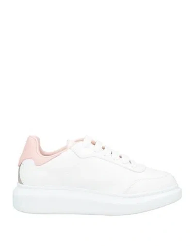 Alexander Mcqueen Mcqueen Woman Sneakers White Size 9 Leather