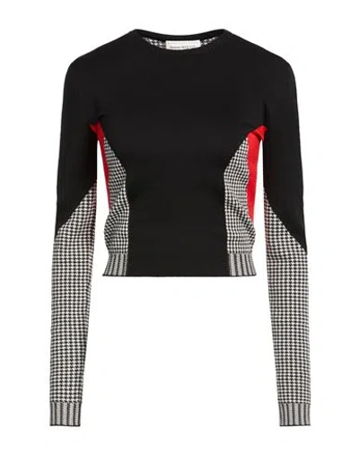 Alexander Mcqueen Mcqueen Woman Sweater Black Size L Wool
