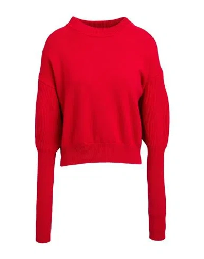 Alexander Mcqueen Mcqueen Woman Sweater Red Size Xl Cashmere, Wool