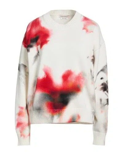 Alexander Mcqueen Mcqueen Woman Sweater White Size L Cotton