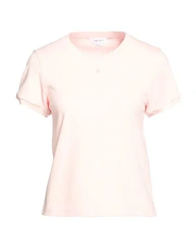 Alexander Mcqueen Mcqueen Woman T-shirt Pink Size 8 Cotton