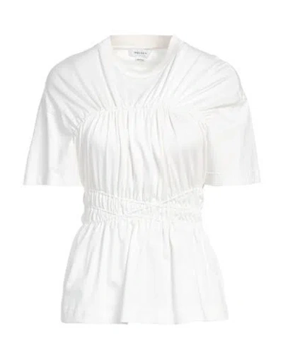 Alexander Mcqueen Mcqueen Woman T-shirt White Size 2 Cotton