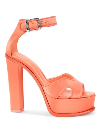 Alexander Mcqueen Mcqueen Women's 127mm Block Heel Platform Sandals