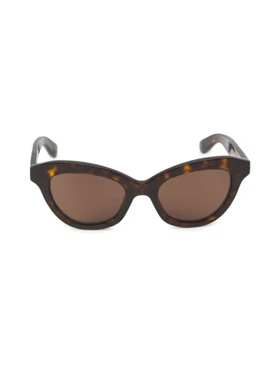 Alexander Mcqueen Mcqueen Women's 51mm Cat-eye Sunglasses In Brown