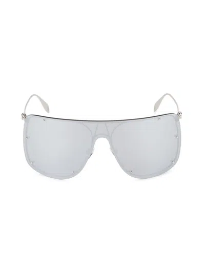 Alexander Mcqueen Mcqueen Women's 51mm Oversized Sunglasses In Silver