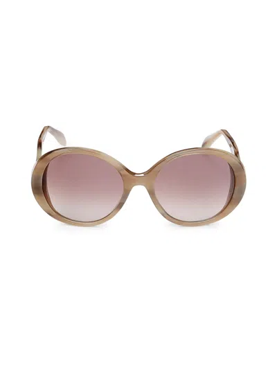 Alexander Mcqueen Mcqueen Women's 57mm Square Sunglasses In Pink