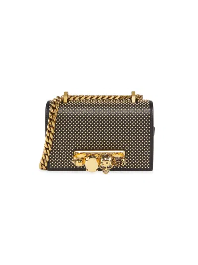 Alexander Mcqueen Mcqueen Women's Mini Jeweled Leather Satchel In Multi