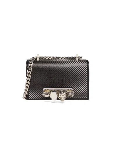 Alexander Mcqueen Mcqueen Women's Mini Jeweled Leather Satchel In Multi