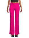 Alexander Mcqueen Mcqueen Women's Narrow Bootcut Tailored Pants In Pink