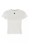 Alexander Mcqueen Monogram Crewneck T-shirt In White