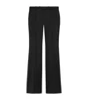 Alexander Mcqueen Mcqueen Wool Bootcut Trousers In Black