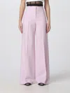 Alexander Mcqueen Mcqueen Wool Pants In Pink