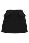 Alexander Mcqueen Mini Skirt With Structured Silhouette