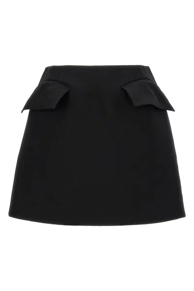 ALEXANDER MCQUEEN MCQUEEN WOOL SKIRT