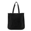 Alexander Mcqueen Medium Edge Tote Bag In Black