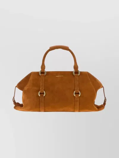 ALEXANDER MCQUEEN MEDIUM FARRINGDON HANDBAG FEATURING METAL RINGS