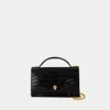 Alexander Mcqueen Alexander Mc Queen Skull Medium Leather Shoudler Bag In Black