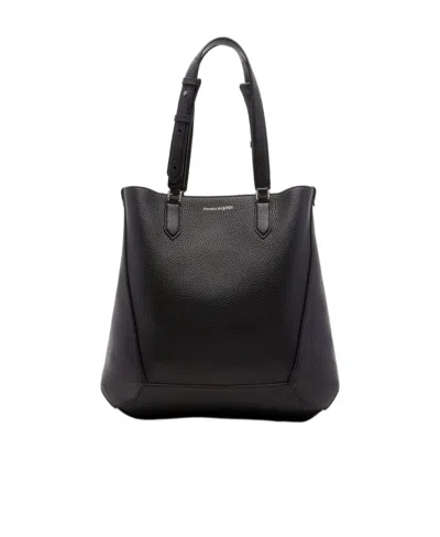 ALEXANDER MCQUEEN ALEXANDER MCQUEEN THE EDGE PANELLED MEDIUM TOTE BAG
