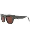 Alexander Mcqueen Mcqueen 51mm Square Sunglasses In Green