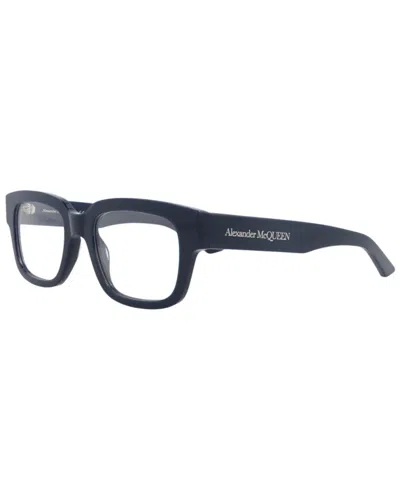 Alexander Mcqueen Men's 52mm Optical Frames In Blue