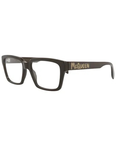 Alexander Mcqueen Men's 54mm Optical Frames In Black