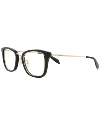 Alexander Mcqueen Men's 58mm Optical Frames In Silver