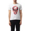Alexander Mcqueen Men's Abstract Skull T-shirt In Multicolor