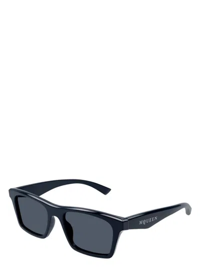 Alexander Mcqueen Men's  Am0472s 005 Sunglasses In Blue