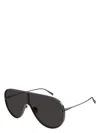 Alexander Mcqueen Men's  Am0481s 001 Sunglasses In Silver