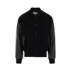 Alexander Mcqueen Calf Leather Jacket Men In Black