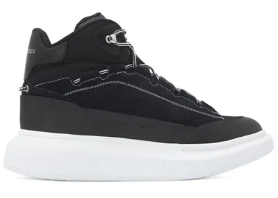 Pre-owned Alexander Mcqueen Men's  High Top Skate Sneaker Sneakers In Black/white In Multi