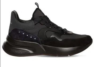 Pre-owned Alexander Mcqueen Men's  Mesh Runner Sneakers In Black