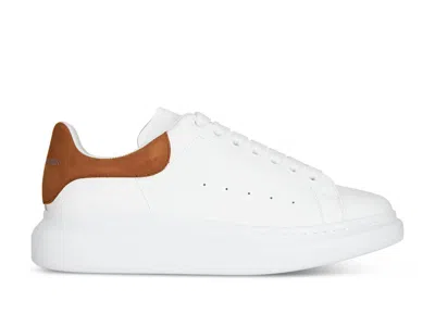 Pre-owned Alexander Mcqueen Men's  Oversized Cedar Sneakers In White/tan In Multi