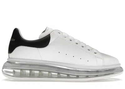 Pre-owned Alexander Mcqueen Men's  Oversized Clear Sole Black Sneakers In White
