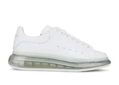 Pre-owned Alexander Mcqueen Men's  Oversized Clear Sole Sneakers In White